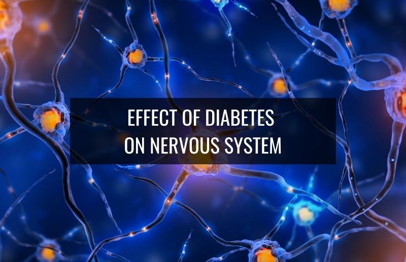 Effect of diabetes on nervous system
