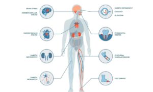 Image of of Diabetes on Various Body Systems