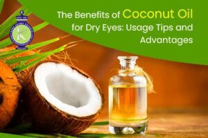 Image of coconut oil for dry eyes