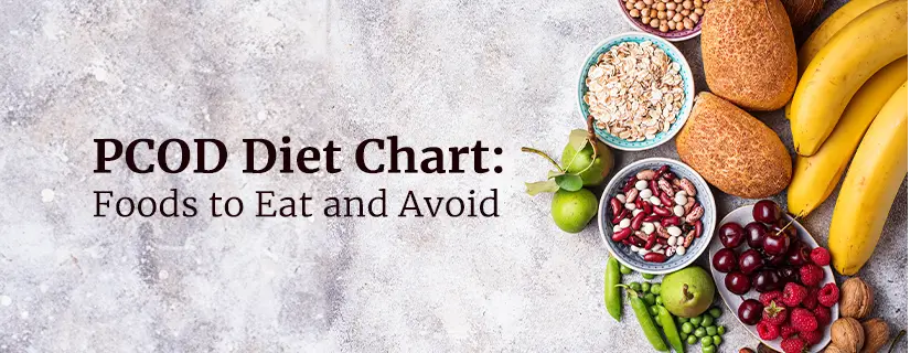 Image of Pcod diet chart for weight loss​