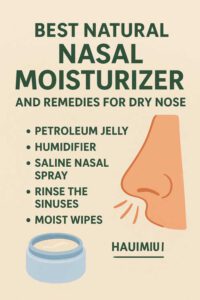 Best Natural Nasal Moisturizers & Remedies for Dry Nose