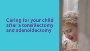 image of Tonsillectomy and adenoidectomy (T&A) – discharge care