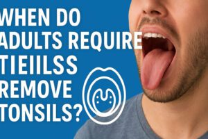 Image of When do adults require their tonsils removed?