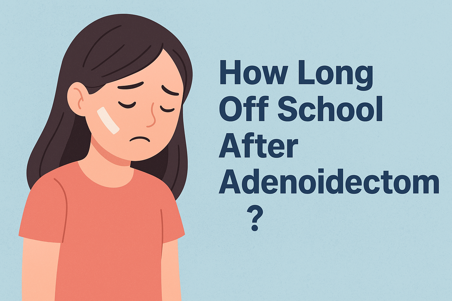 How Long Off School After Adenoidectomy