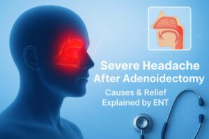 Severe headache after adenoidectomy