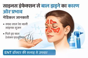 Sinus infection and hair loss impact