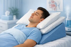 how long should I sleep elevated after tonsillectomy in hindi