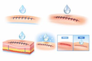 Stitches पर Coconut Oil