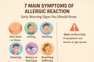 7 Main Symptoms of an Allergic Reaction