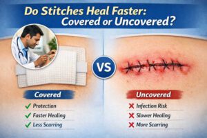 Do Stitches Heal Faster, Covered or Uncovered?