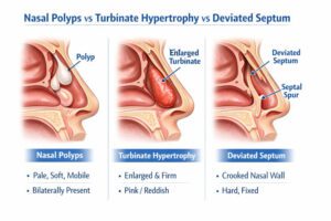 what is mistaken for nasal polyps
