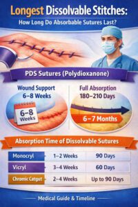 What’s the Longest Dissolvable Stitch Last?