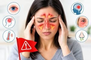 Main causes of bronchial asthma infographic
