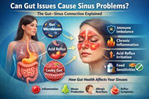Can gut issues cause sinus problems