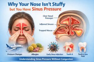 Why You Have Sinus Pressure Without a Stuffy Nose