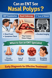 Can ENT see nasal polyps?