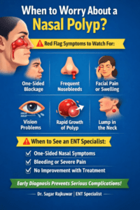 when to worry about nasal polyp