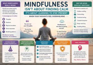 Mindfulness Isn’t About Calm — It’s About Staying Present