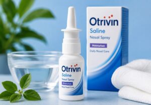 Is Otrivin a saline solution?