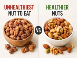 What is the unhealthiest nut to eat?