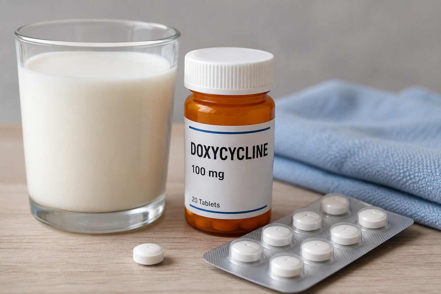 Can I Drink Milk With Doxycycline?