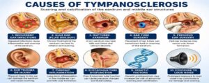 tympanosclerosis causes