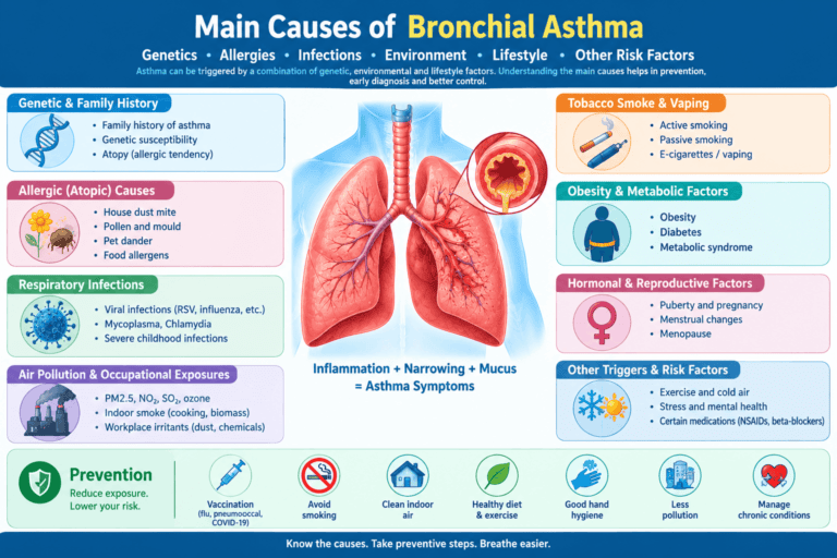 What Are the Main Causes of Bronchial Asthma? Complete 2026 Evidence-Based Guide