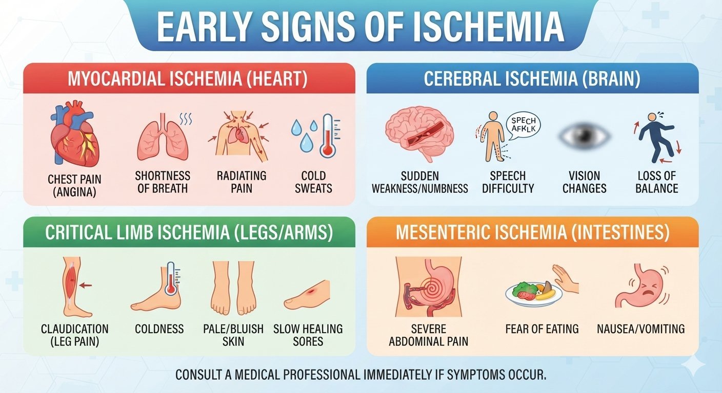 What Are the Early Signs of Ischemia?