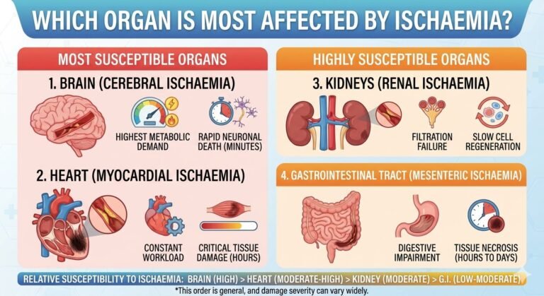Which Organ Is Most Affected by Ischaemia? Complete 2026 Doctor’s Guide