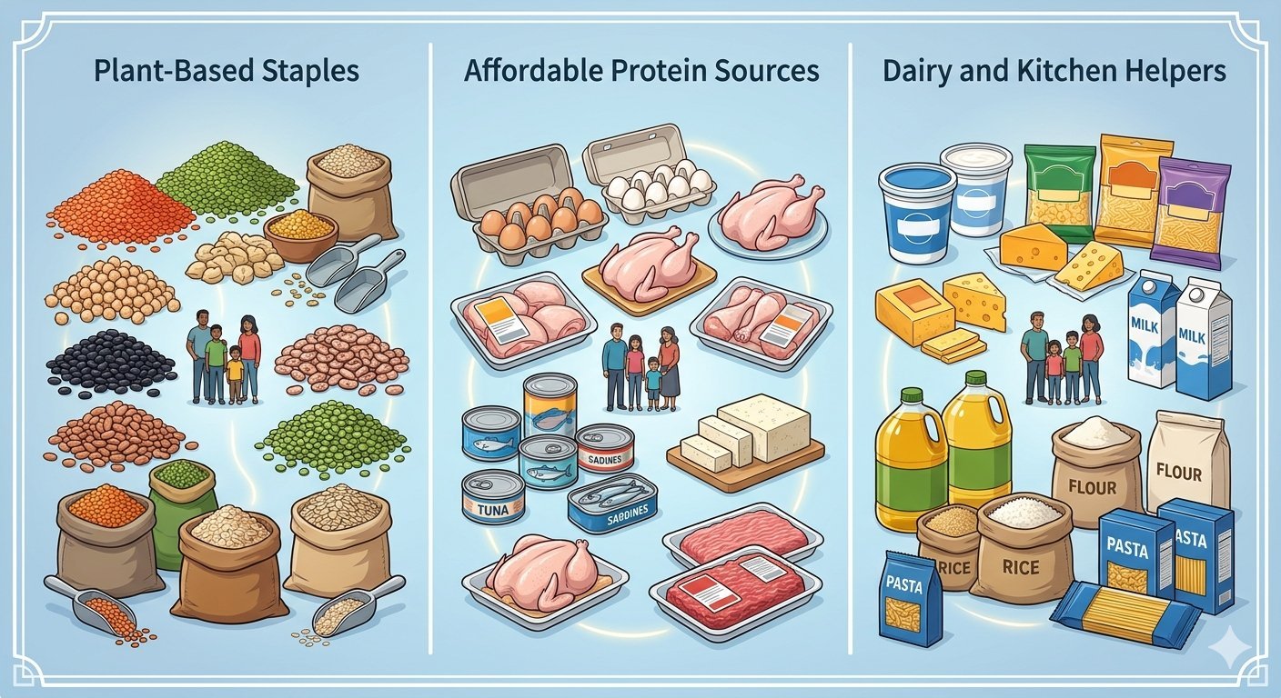 15 Affordable High-Protein Foods for Families in the USA