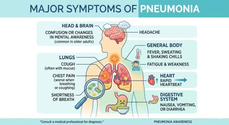 Pneumonia Symptoms: Early Signs, Red Flags & When to Act
