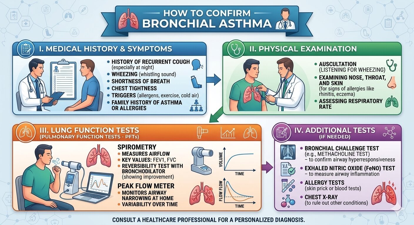 How to Confirm Bronchial Asthma