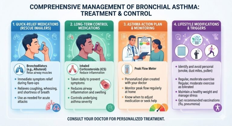 How Do You Treat Bronchial Asthma? Complete 2026 Treatment Guide (Inhalers, Biologics & Lifestyle)