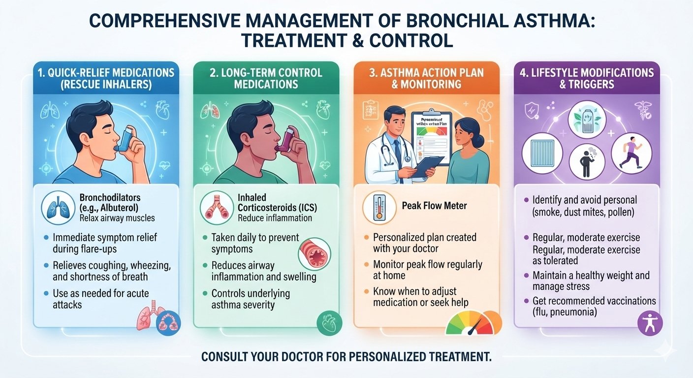 How Do You Treat Bronchial Asthma?