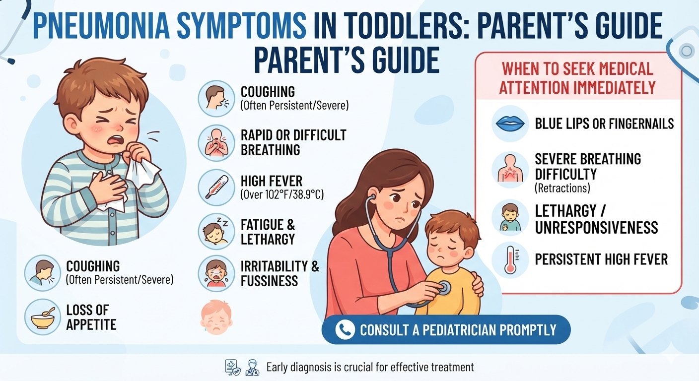Pneumonia Symptoms in Toddlers: Parent's Guide
