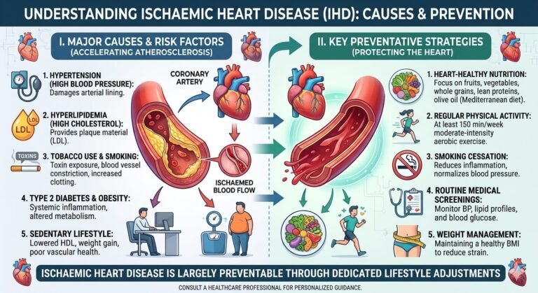 Ischaemic Heart Disease Causes and Prevention: Complete 2026 Doctor’s Guide