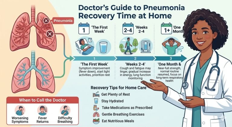 Pneumonia Recovery Time at Home: Doctor’s Guide