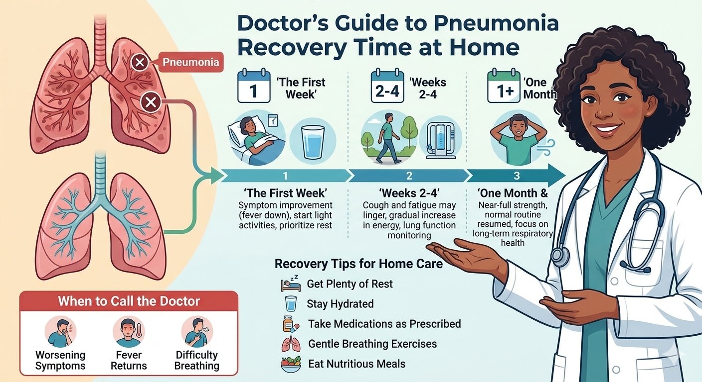 Pneumonia Recovery Time at Home: Doctor's Guide
