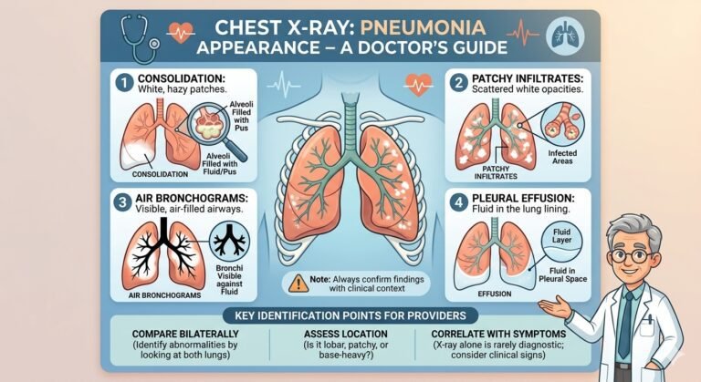 Chest X-Ray Pneumonia Appearance: A Doctor’s Guide