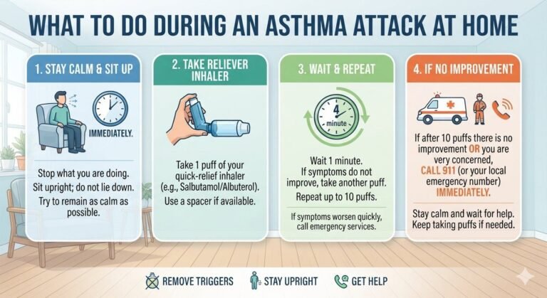 What to Do During an Asthma Attack at Home: A Complete Step-by-Step Guide