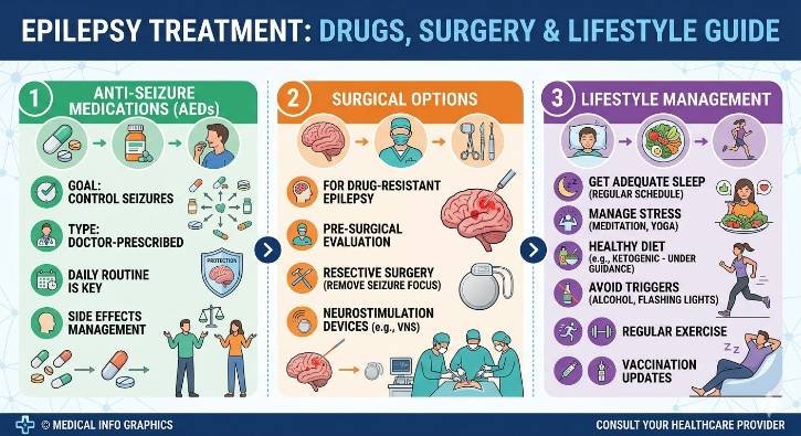 Epilepsy Treatment: Drugs, Surgery & Lifestyle Guide